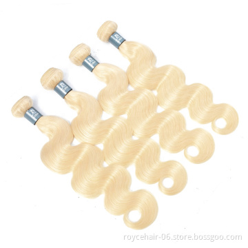 Grade 12A Peruvian Hair Bodywave 613# Virgin Hair  100%  Unprocessed Human Hair Blonde Weft Vendors